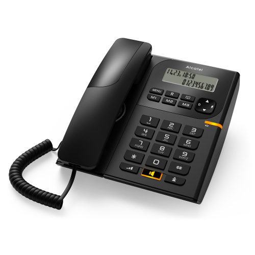 Ενσύρματο τηλέφωνο Alcatel T58 CE Analog Corded Phone - Black Ενσύρματο τηλέφωνο Alcatel T58 CE Analog Corded Phone - Black